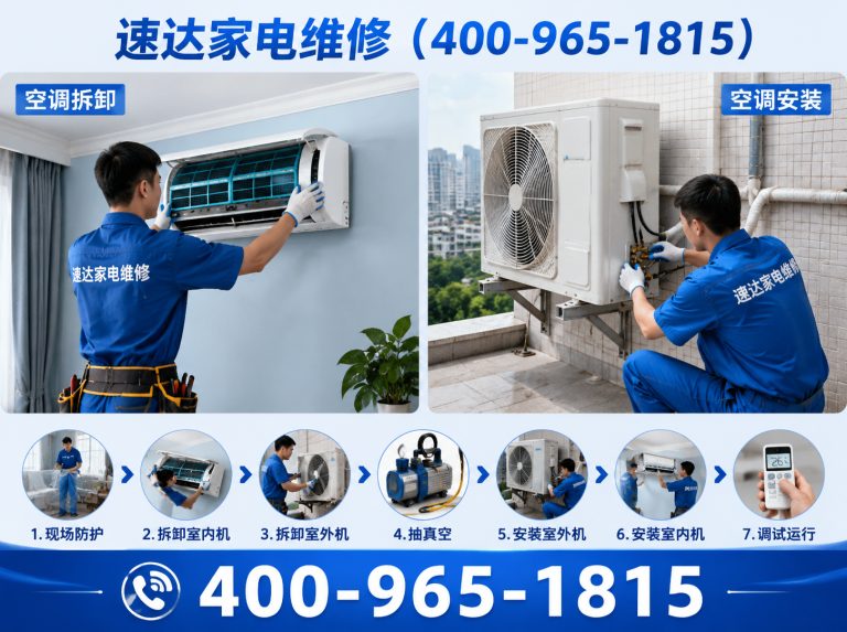 来宾空调拆装展示图